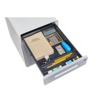 Under Table Cabinet Manufacturer - 2 Drawers Steel Mobile Storage