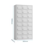 Steel Locker Manufacturer - 24 Door Gym Storage Multi-Door