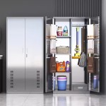 Metal Cupboard Manufacturer - Modern Four-Door Steel with Locks