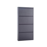 Media Console Manufacturer - 3 Door Metal Locker TV Cabinet
