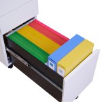 Work File Cabinet Manufacturer - Office Movable 3 Drawers with Lock