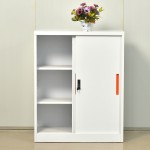 Glass Door Cabinet Manufacturer - Steel File with Lock Storage
