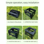 Portable Toilet Manufacturer - Outdoor Car Folding Odor Proof Adult