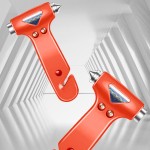 Emergency Hammer Manufacturer - 2 in 1 ABS Metal Window Breaker Tool