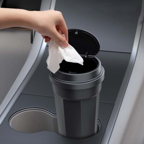 Car Trash Can Manufacturer - Mini with Lid Portable Cup Holder