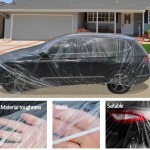 Car Cover Manufacturer - Disposable Clear Plastic Universal with Elastic
