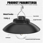 LED Camping Light Manufacturer - Retro Warm Atmosphere Tent Lantern
