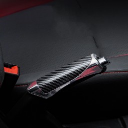 Handbrake Cover Manufacturer - ABS Carbon Print Interior