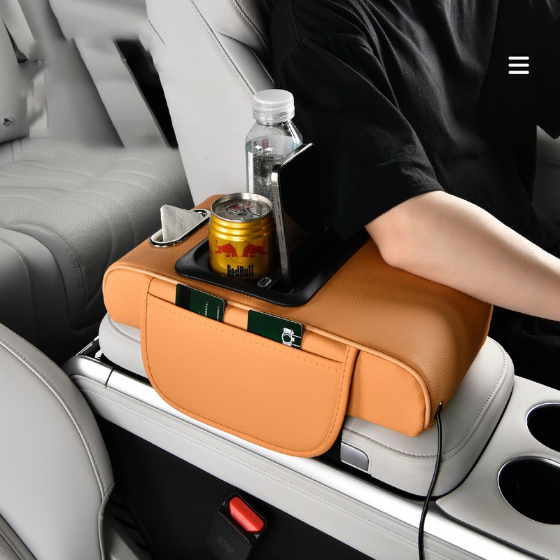 Car Armrest Pillow Factory - Multi Functional Storage Central