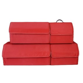 Car Trunk Organizer Factory - Collapsible PU Leather Storage Box