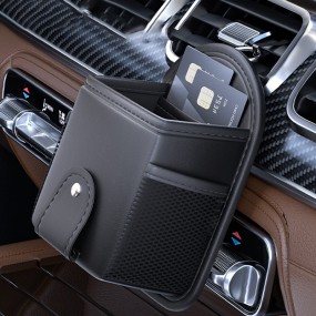 Car Organizer Bag Manufacturer - PU Leather Waterproof Card Storage