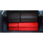 Car Trunk Organizer Factory - Collapsible PU Leather Storage Box