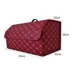 Car Trunk Organizer Factory - Collapsible PU Leather Storage Box