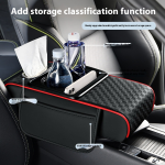 Car Cup Holder Manufacturer - Leather Armrest Extender Cushion