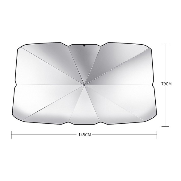 Car Sunshade Factory - 145x79cm Windshield Insulation Umbrella