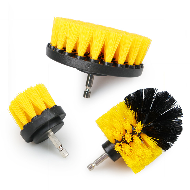 Car Cleaning Brush Manufacturer - PP Metal Circular Glass Brush