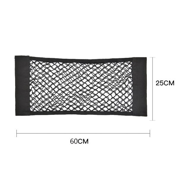 Car Storage Net Factory - 60x25cm Elastic Magic Sticker Bag