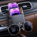 Car Storage Bag Factory - Durable PU Leather Glass Holder