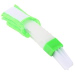 Car Air Brush Manufacturer - 2 in 1 Green Polyester Dust Brush