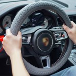 Steering Wheel Cover Manufacturer - Sports Tire Texture Silicone Anti-slip