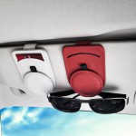 Leather Glasses Clip Manufacturer - Luxury Magnetic Card Storage