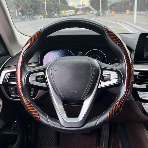 Carbon Steering Cover Manufacturer - Fiber Leather Breathable Protective