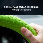 Steering Wheel Cover Manufacturer - Sports Tire Texture Silicone Anti-slip
