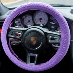 Steering Wheel Cover Manufacturer - Sports Tire Texture Silicone Anti-slip