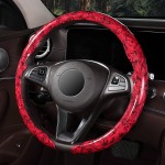 Steering Wheel Cover Manufacturer - Retro Wood Grain Card Type
