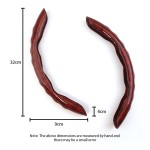 Retro Steering Cover Manufacturer - Mahogany Textured Rudder Protection