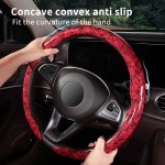 Steering Wheel Cover Manufacturer - Retro Wood Grain Card Type