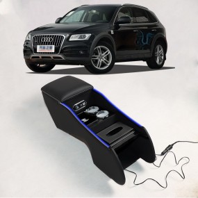 Armrest Box Manufacturer - Audi Q5 Luxury Leather Wireless