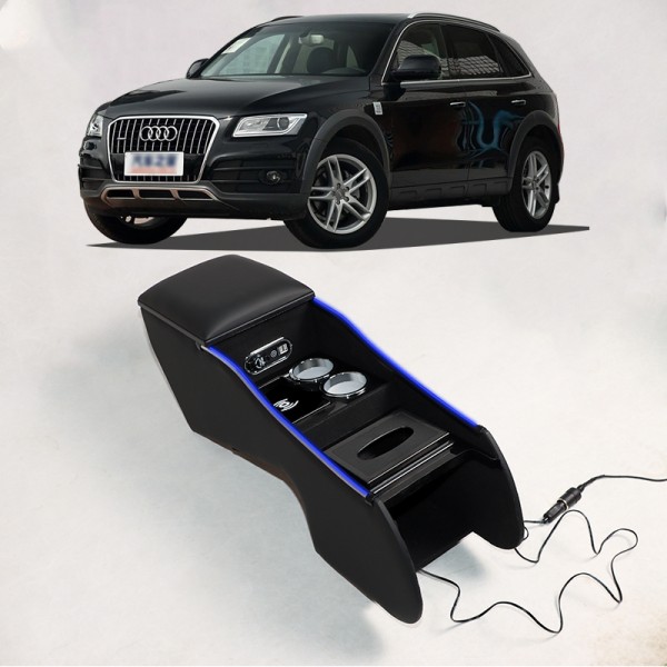 Armrest Box Manufacturer - Audi Q5 Luxury Leather Wireless