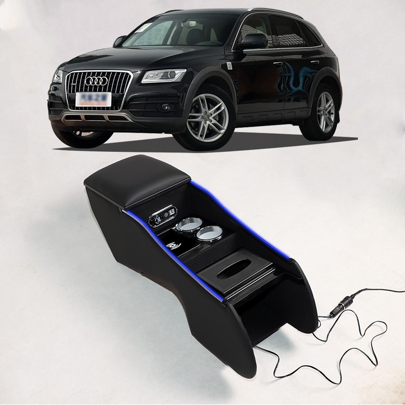Armrest Box Manufacturer - Audi Q5 Luxury Leather Wireless