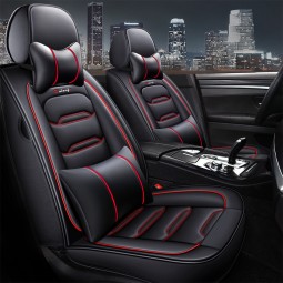 Car Seat Covers Factory - SUV TT 5 Seats Red PVC