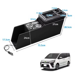 Armrest Box Manufacturer - Toyota Voxy Noah 80 Series QC3.0
