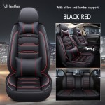 Car Seat Covers Factory - SUV TT 5 Seats Red PVC
