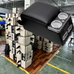 Car Armrest Factory - Rear Seat Atmosphere Light Storage