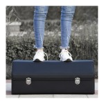 Storage Organizer Manufacturer - PU Leather Collapsible Metal Lock