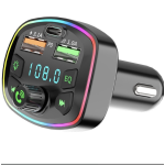 USB Charger Manufacturer - Dual Type-C with BT5.0 FM