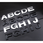 Car Stickers Manufacturer - High 50mm 3D Chrome Letters