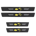Threshold Protector Manufacturer - Custom Logo 4pcs Carbon Fiber
