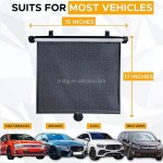 Window Sun Shade Manufacturer - Premium PVC Scroll Wheel Side