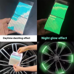 Car Stickers Manufacturer - 20pcs Luminous Glow Wheel Hub