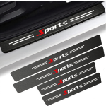 Threshold Protector Manufacturer - Custom Logo 4pcs Carbon Fiber