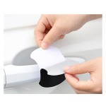 Car Stickers Manufacturer - 4pcs Black Carbon Fiber Protective