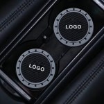 Car Coasters Manufacturer - 2pcs Custom Logo Anti-Slip