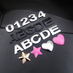 Car Stickers Manufacturer - High 50mm 3D Chrome Letters