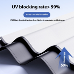 Sunshade Protector Manufacturer - Custom 190T Anti-Violet Foldable