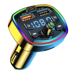 USB Charger Manufacturer - Dual Type-C with BT5.0 FM